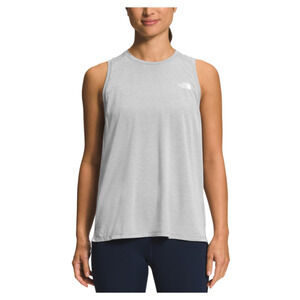 The North Face Wander Slitback Crew Neck Tank Top Light Grey Heather Size L